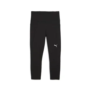 Damskie legginsy treningowe typu capri z wysokim stanem ESSENTIALS PUMA Black - Legginsy - miniaturka - grafika 1