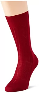 Hackett London Skarpety męskie Solid, 272DARK RED, Small - Skarpetki męskie - miniaturka - grafika 1