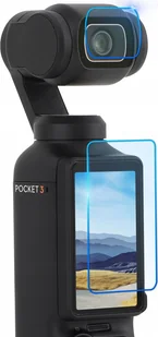 SunnyLife Zestaw Osłon Osłony 2x Osłona Na Ekran Oraz Obiektyw Do Dji Osmo Pocket 3 / Op3-bhm717-2 - Akcesoria do kamer sportowych - miniaturka - grafika 1
