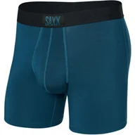 Majtki męskie - Bokserki męskie SAXX ULTRA Boxer Brief kapsle - turkusowy - miniaturka - grafika 1