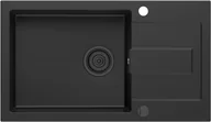 Zlewozmywaki - Zlewozmywak granitowy Kernau KGS K 6078 1B1D Deep Black - miniaturka - grafika 1