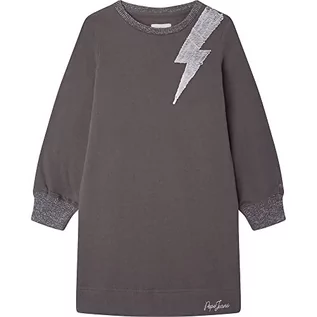 Sukienki - Pepe Jeans Eritha Sukienka, Dziewczyny i dziewczęta, Szary (Modern Grey), 8 lat - grafika 1