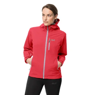 Damska kurtka przeciwdeszczowa EAGLE PEAK JACKET W tulip red - XS - Kurtki damskie - miniaturka - grafika 1