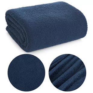 Koc 150 x 200 Mikrofibra Boucle Bukla Granat - Koce - miniaturka - grafika 1