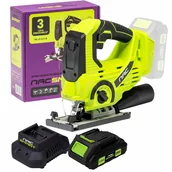 Wyrzynarki - NAC Wyrzynarka akumulatorowa NS-JS-20V-B z akumulatorem 2 Ah i szybką ładowarką - miniaturka - grafika 1