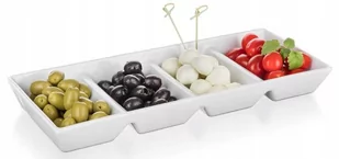 Salaterka talerz dzielony na przekąski 33x13x3cm - Miski i półmiski - miniaturka - grafika 1