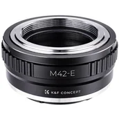 Tulejki, adaptery, redukcje do aparatów - Adapter K&F CONCEPT M42/Sony E - miniaturka - grafika 1