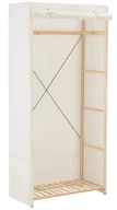 Szafy - Szafa biała materiałowa z drążkiem E7-M22 - miniaturka - grafika 1