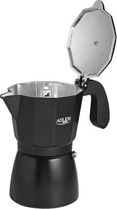 Kawiarka Zaparzacz do Kawy Espresso 320ml Stal Nierdzewna Czarna