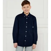 Bluzki dla chłopców - Tommy Hilfiger Lniana koszula | Regular Fit - miniaturka - grafika 1