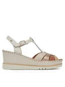 Sandały damskie - Pikolinos Sandały W3Z-1836C1 Biały - miniaturka - grafika 1