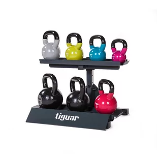 Tiguar Stojak na kettlebells, Smart - Stojaki na hantle i obciążenia - miniaturka - grafika 1