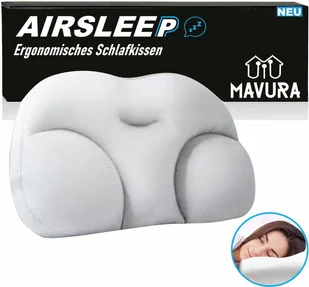 AIRSLEEP 3D Ergonomiczna poduszka do spania Poduszka w kształcie chmury Poduszka z pamięcią kształtu - Masażery AIRSLEEP 3D Ergonomiczna poduszka do spania Poduszka w kształcie chmury Poduszka z pamięcią kształtu - Masażery - miniaturka - grafika 1