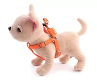 Szelki dla psów - Zolux Szelki regulowane Mac Leather 15mm kolor pomarańczowy - miniaturka - grafika 1