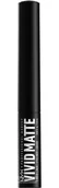 Eyelinery - NYX Professional Makeup - VIVID MATTE LIQUID EYELINER - Matowy tusz do kresek z pędzelkiem - 01 BLACK - 2 ml - miniaturka - grafika 1