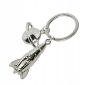 Breloki - Breloczek do kluczy prezent dla chłopca rakieta kosmiczna kosmos kosmonauta - miniaturka - grafika 1