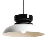 Lampy sufitowe - Lampa wisząca nad wyspę ALDO 1152G2_3_C do jadalni biała czarna - miniaturka - grafika 1