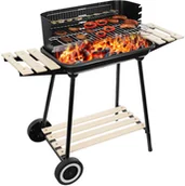 Grille - Grill węglowy ogrodowy na kółkach z 3 półkami - miniaturka - grafika 1