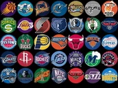 Podkładki pod mysz - PODKŁADKA POD MYSZ Nadruk 22x18 cm NBA Logo Wszystkie Drużyny TEAM Prezent - miniaturka - grafika 1