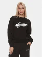 Bluzy damskie - Guess Bluza W4RQ15 K9Z21 Czarny Regular Fit - miniaturka - grafika 1