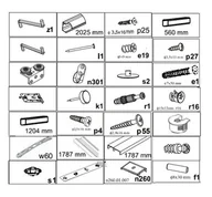 Szafy - Zestaw Montażowy Do Korpusu Tivoli 125X240 - miniaturka - grafika 1