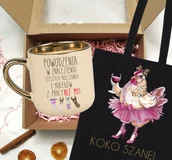 Kubki - Zestaw prezentowy dla koleżanki odchodzącej z pracy , kubek dla koleżanki odchodzącej z pracy OD KOLEŻANEK i KOLEGÓW - miniaturka - grafika 1