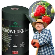 Agrowłókniny - AGROWŁÓKNINA ZIELONA 1,6m 100g UV 35m MATA NA CHWASTY GRUBA ŚCIÓŁKUJĄCA Bellushortus - miniaturka - grafika 1