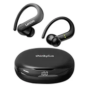 Słuchawki - Słuchawki bezprzewodowe douszne Lenovo Thinkplus LivePods T50 Czarne - miniaturka - grafika 1