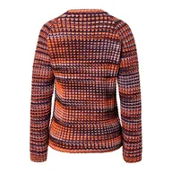 Swetry damskie - Timezone Damski sweter Raglan, Lilac Orange Multicolor, M - miniaturka - grafika 1