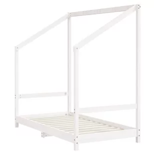 Rama łóżka dziecięcego, 80x160 cm, drewno sosnowe Lumarko! - Łóżeczka i kojce - miniaturka - grafika 4