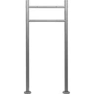 Skrzynki na listy - Stilista  Stojak Na Listy, 120 Cm, Srebrny - miniaturka - grafika 1