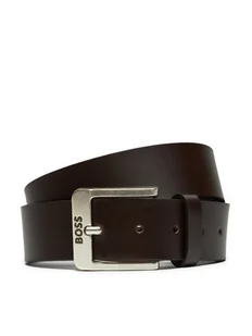 BOSS Pasek Męski Jemio 50512795 Brązowy - Paski - miniaturka - grafika 1