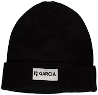 Czapki damskie - Garcia Dziewczęca czapka zimowa Beanie, czarny, jeden rozmiar - miniaturka - grafika 1