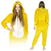 Stroje karnawałowe - Kigurumi Onesie Piżama Kombinezon Ananas L - miniaturka - grafika 1