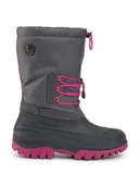 Buty dla dziewczynek - CMP Śniegowce Kids Ahto Wp 3Q49574J Szary - miniaturka - grafika 1
