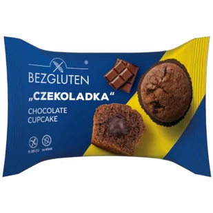 Bezgluten Czekoladka-babeczka kakaowa z nadzieniem czekoladowym 60 g - Ciasta i półprodukty do ciast - miniaturka - grafika 1