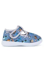 Buty dla chłopców - Action Boy Kapcie CM240419-5 Niebieski - miniaturka - grafika 1