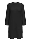 Sukienki - ONLY Sukienka dzianinowa w kolorze czarnym - miniaturka - grafika 1