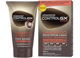 Szampon przeciwko siwym włosam Shampoo Just For Men Control Gx Barbe Grey Hair Reducer 118 ml (8413853483005) - Szampony do włosów - miniaturka - grafika 1