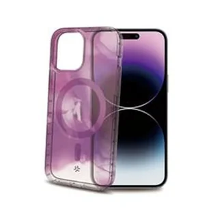 Celly Etui na telefon komórkowy iPhone 15 Pro MAX Fioletowy Przezroczysty - Etui i futerały do telefonów - miniaturka - grafika 1