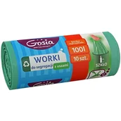 Worki na śmieci - Gosia Politan Worki do segregacji szkła 100 l, 10 szt. - miniaturka - grafika 1