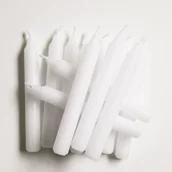 Oświetlenie świąteczne - Komplet świeczek do tradycyjnego stroika anielskiego Choinka, 12 szt., biały - miniaturka - grafika 1