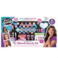 Szminki - COLORBABY Shimmer N Sparkle, Zestaw do makijażu dziecięcego, Go glam, Nietoksyczny, Cienie do powiek, różdżki, Szminka, Zabawki dla dziewczynek +8 lat, Uroda etui, Prezenty dla dzieci, (47093) - miniaturka - grafika 1
