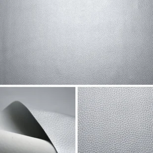 Skaj Ekoskóra Sztuczna Skóra Derma Tkanina Tapicerska Materiał Srebro 0,5 M - Pasmanteria Skaj Ekoskóra Sztuczna Skóra Derma Tkanina Tapicerska Materiał Srebro 0,5 M - Pasmanteria - miniaturka - grafika 1