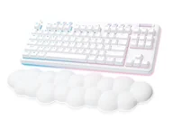 Klawiatury - Logitech G G715 klawiatura RF Wireless + Bluetooth QWERTY Duński, Fiński, Norweski, Szwecki Biały - miniaturka - grafika 1