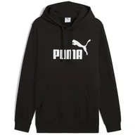Bluzy sportowe męskie - Męska bluza Puma ESS No. 1 Logo Hoodie FL Rozmiar: XL / Kolor: czarny - miniaturka - grafika 1