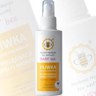 Miodowa Mydlarnia Oliwka Dla Dzieci i Niemowląt Miodowo Owsiana Naturalna 150 ml - Balsamy i oliwki dla dzieci - miniaturka - grafika 1
