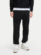 Spodnie sportowe męskie - Jack&Jones Spodnie dresowe Kane Soho 12278943 Czarny Regular Fit - miniaturka - grafika 1