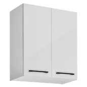 Szafki kuchenne - Szafka kuchenna wisząca Frida 60 cm kolor biały połysk - miniaturka - grafika 1