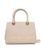 Torebki damskie - LOVE MOSCHINO Torebka JC4022PP0NKD0110 Écru - miniaturka - grafika 1